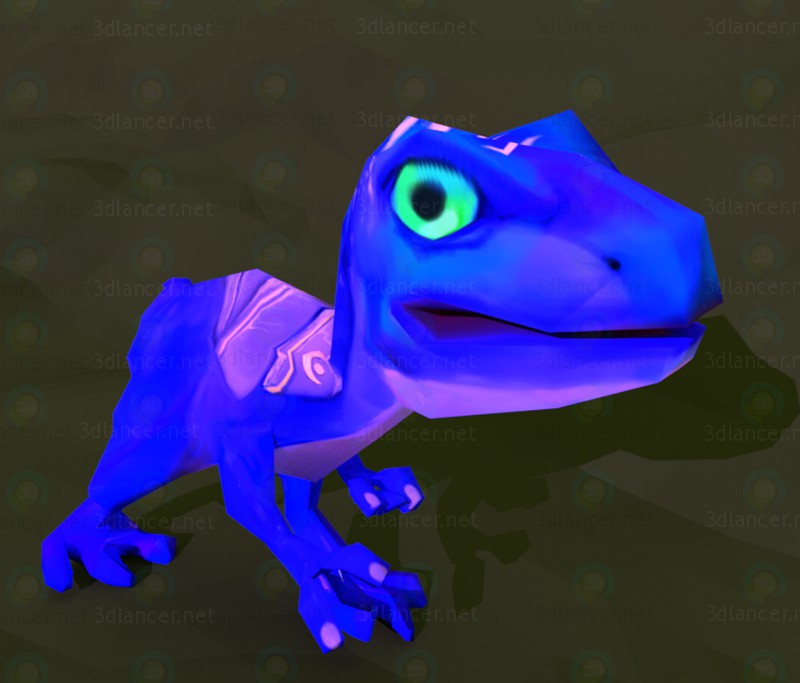 3d model Dinosaurio - vista previa