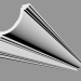 3d model Cornice (and for concealed illumination) C901 (200 x 14.8 x 12.4 cm) - preview