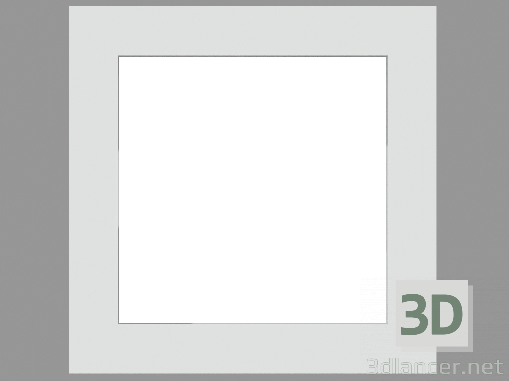 modello 3D Lampada da soffitto MEGAZIP DOWNLIGHT SQUARE (S5590) - anteprima