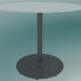 3d model Table BON (9380-51 (⌀ 60cm), H 51cm, HPL white, cast iron gray aluminum) - preview