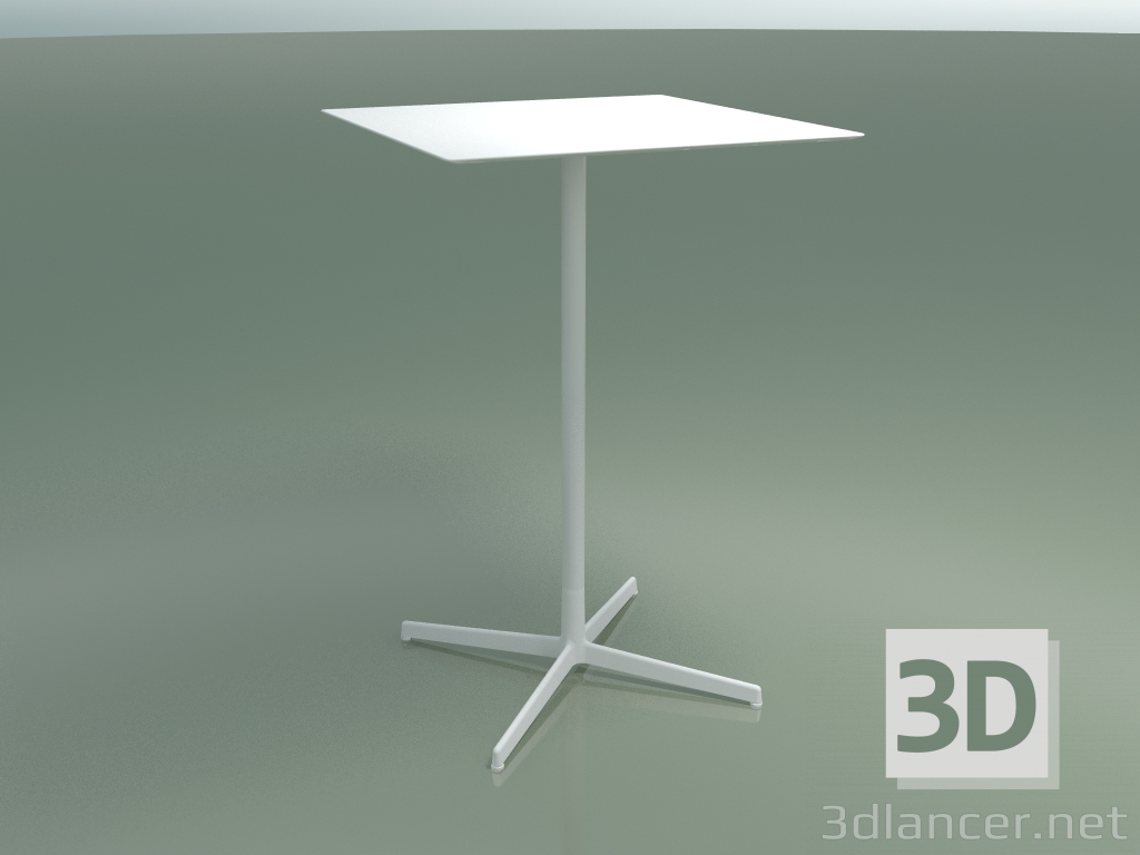 3d model Square table 5559 (H 103.5 - 69x69 cm, White, V12) - preview