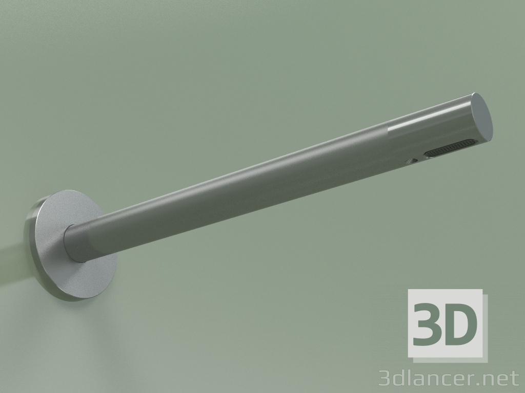 3d model Caño recto de pared L 250mm (BC019, AS) - vista previa