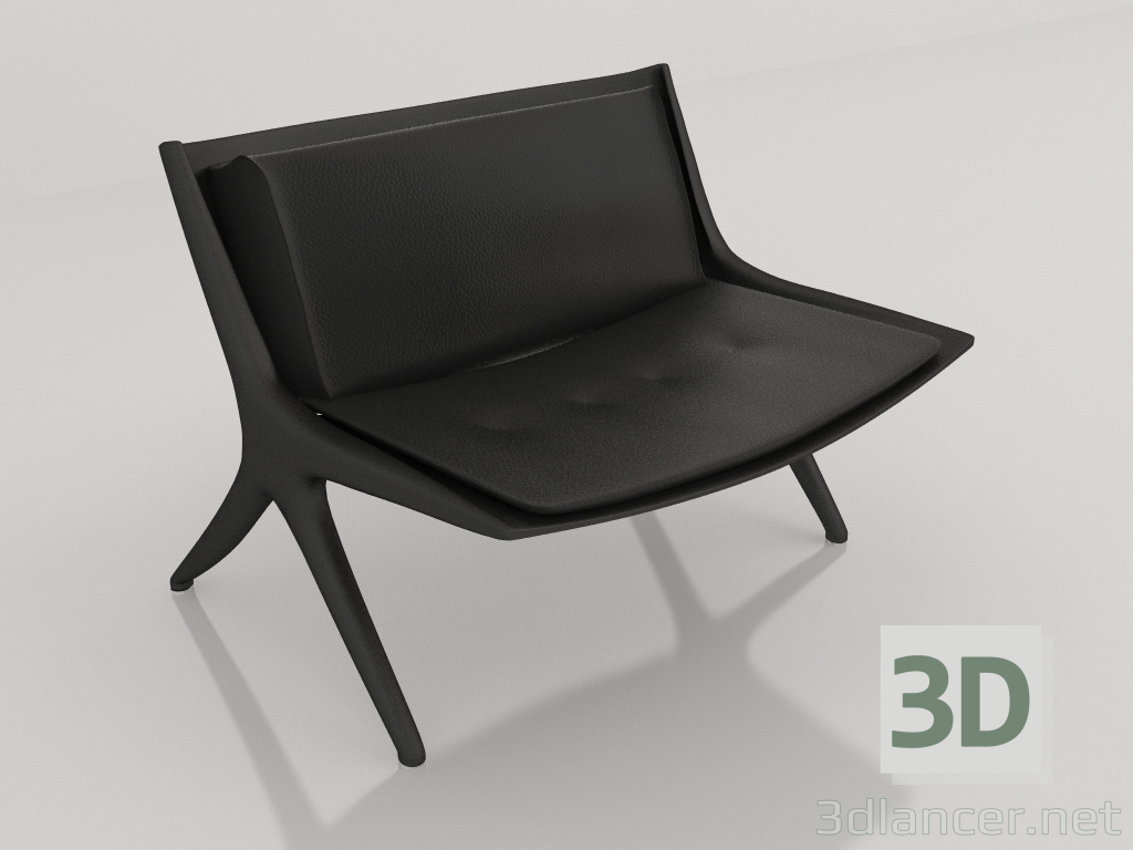 3d model Armchair DC90 - preview