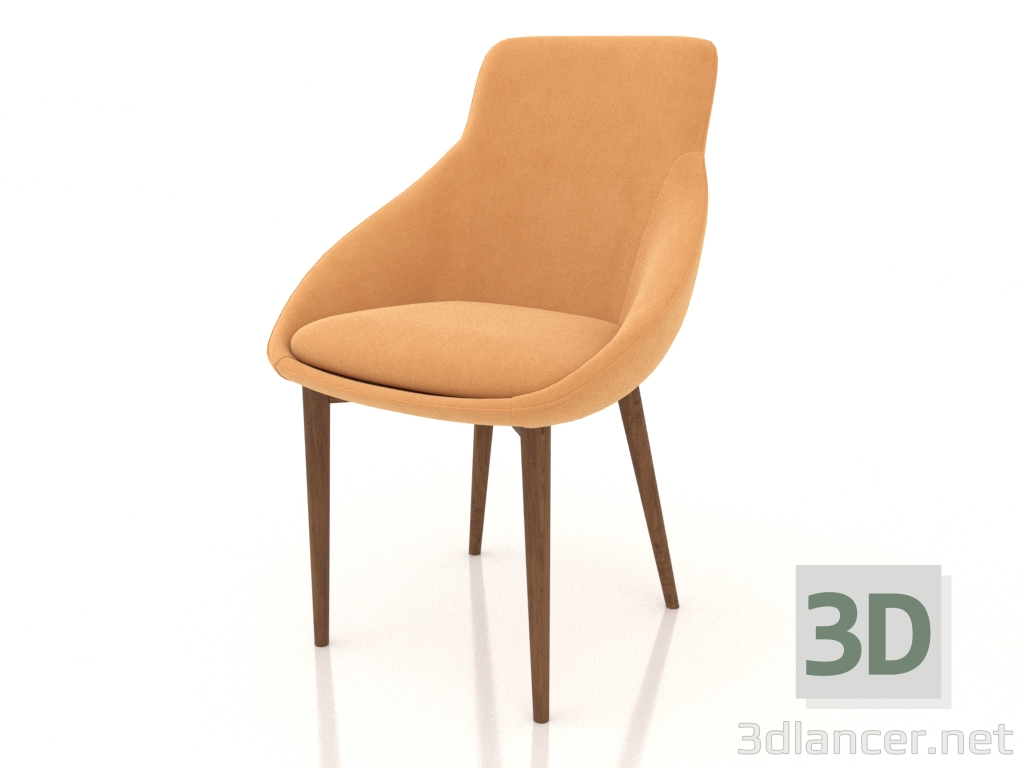 3d model Silla Liam (caramelo) - vista previa