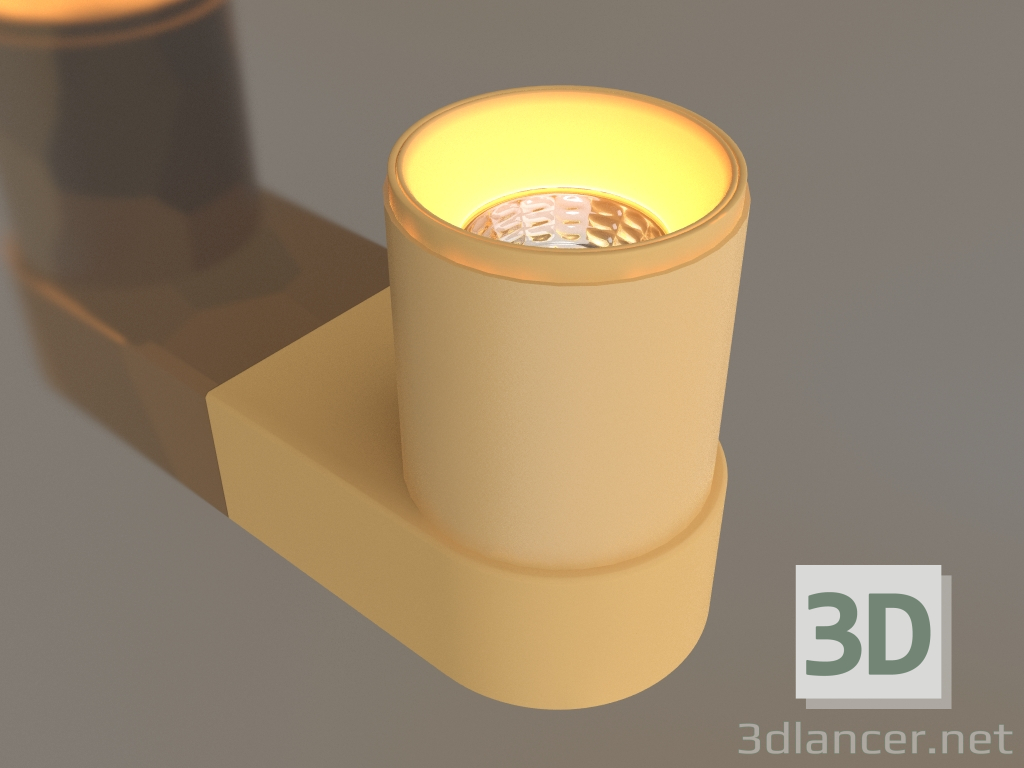 3d model Lamp SP-SPICY-WALL-S115x72-6W Warm3000 (GD, 40 °) - preview