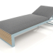 3d model Chaise longue (Blue gray) - preview