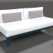 3d model Sofa module, section 4 (Grey blue) - preview