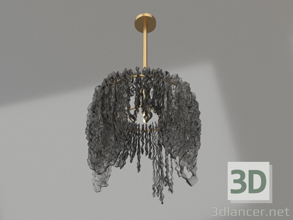 modèle 3D Lustre ESPACE NOIR - preview