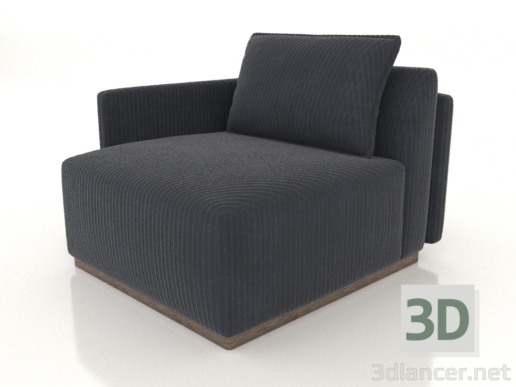 modèle 3D Fauteuil DOMUS L - preview modèle 3D Fauteuil DOMUS L - preview