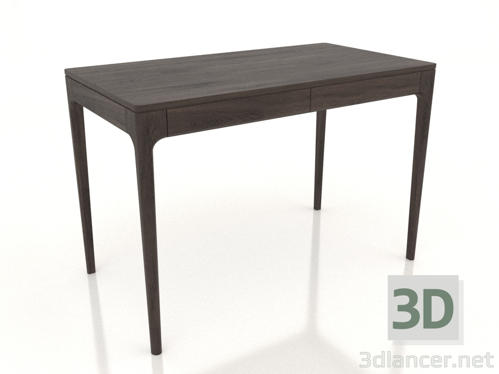 3D Modell Arbeitstisch FARGO 1100x600x750 mm (Wenge-Eiche) - Vorschau
