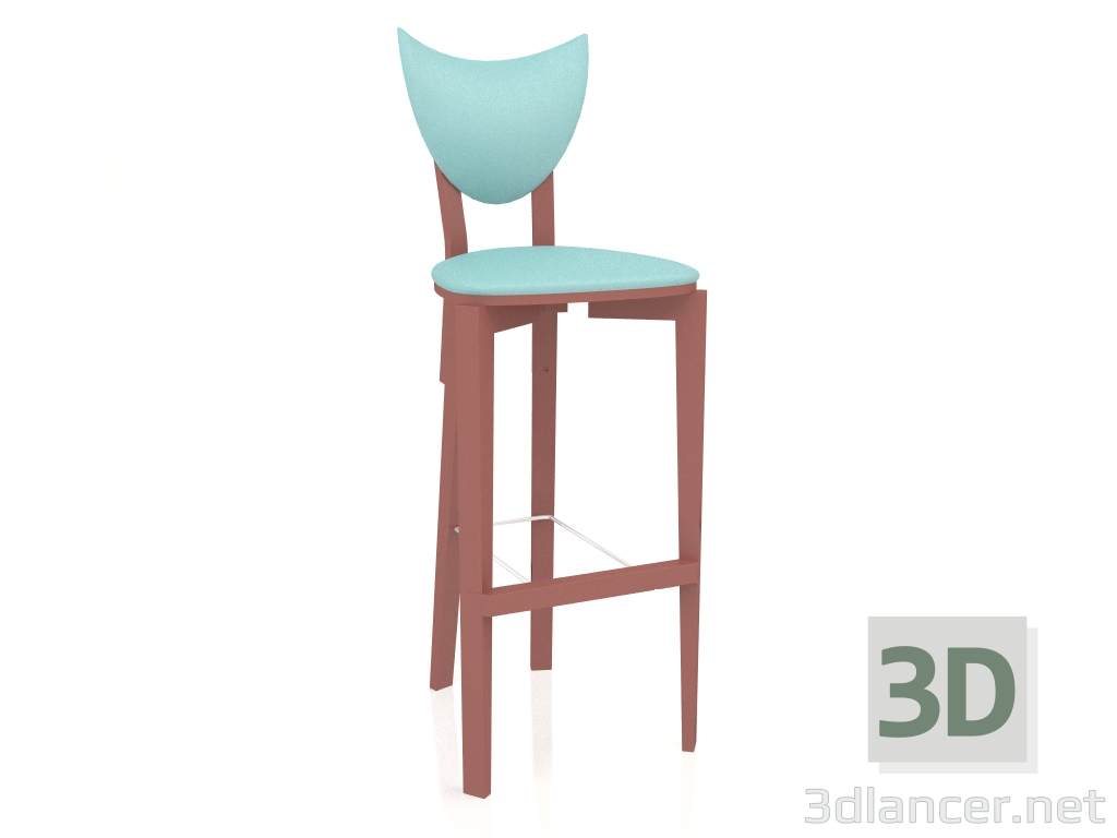 3d model Bar stool Logic (option 3) - preview