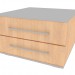 3D Modell Schrank mit 2 Schubladen NM227_20-25 - Vorschau