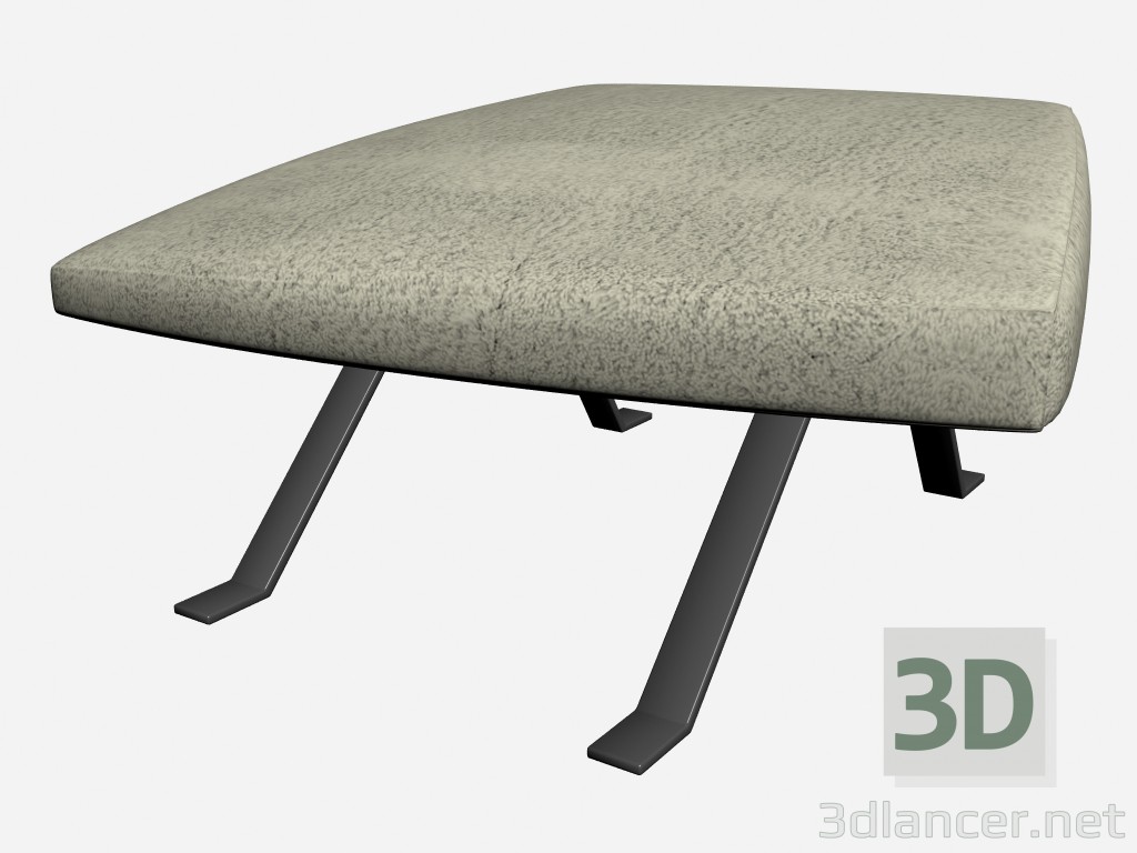 3d model Flor de reposapiés - vista previa