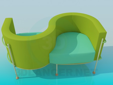3D modeli Koltuk - önizleme