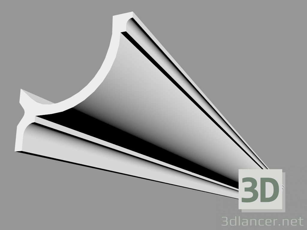 3d model Cornice (and for concealed illumination) C902 (200 x 10.3 x 10.3 cm) - preview