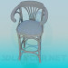 3d model Wooden chair for the bar - preview