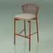 3d model Bar stool 250 (Metal Rust, Teak, Padded Belt Gray-Sand) - preview