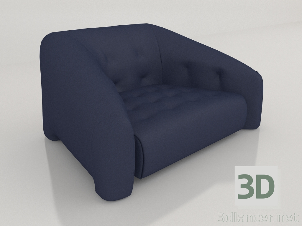 modello 3D Poltrona DC145 - anteprima