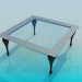 3d model Square coffee table - preview