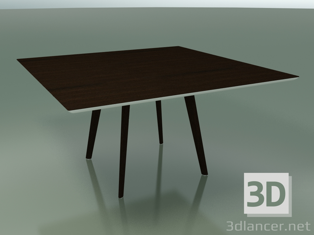 3d модель Стол квадратный 3503 (H 74 - 140х140 cm, М02, Wenge, вариант 2) – превью