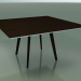 3d model Mesa cuadrada 3503 (H 74 - 140x140 cm, M02, Wenge, opción 2) - vista previa