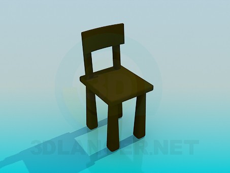 3d model Silla acogedora - vista previa