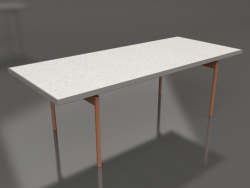 Table à manger (Quartz gris, DEKTON Sirocco)