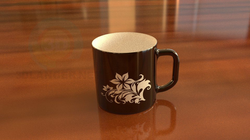 Modelo 3d Caneca - preview