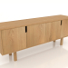 3d model Gudda's sideboard (on straight wooden legs) - preview