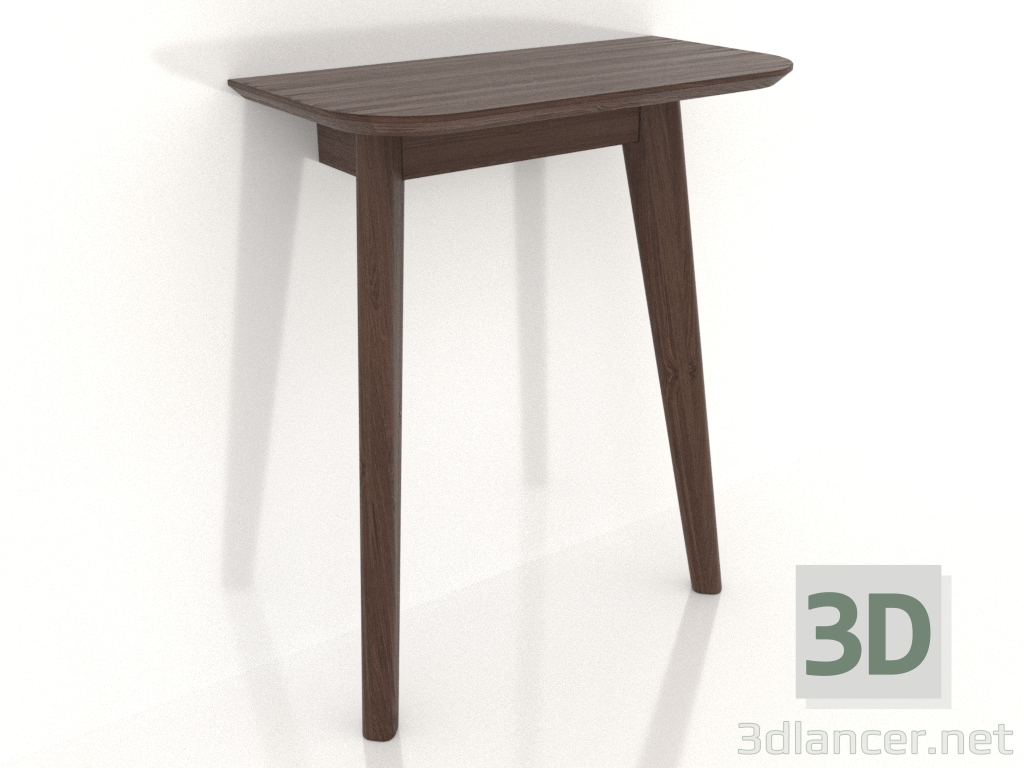 3D modeli Konsol 600x300 mm (koyu ceviz) - önizleme