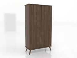 Cabinet 4 1000x450x1800 mm (lightened ash walnut)