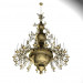 3d Church chandelier model buy - render