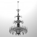 3d Church chandelier model buy - render