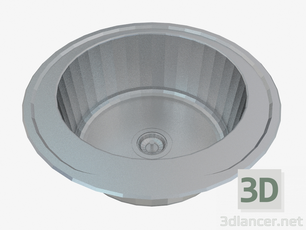 3d model Washing machine steel Cornetto (ZHC-0813 85148) - preview