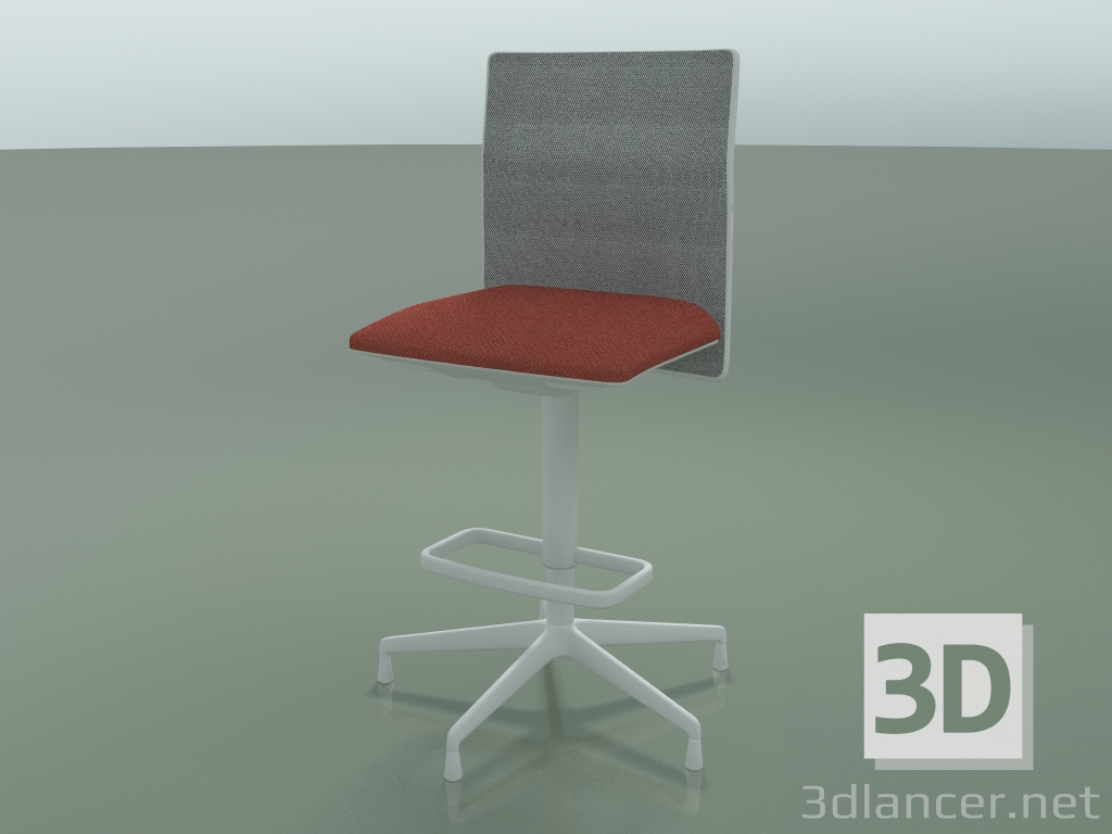 Modelo 3d Banqueta lombar 6506 (5 pernas, com rede, V12) - preview