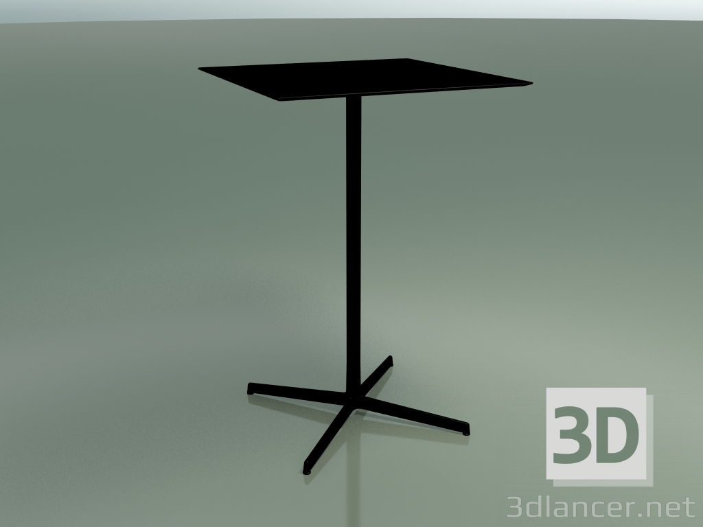 3d model Mesa cuadrada 5559 (H 103.5 - 69x69 cm, negro, V39) - vista previa