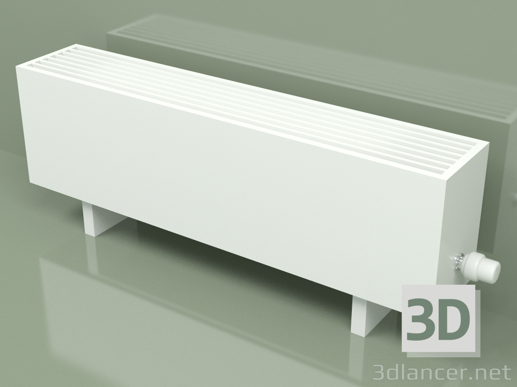 Modelo 3d Convector - Aura Basic (280x1000x186, RAL 9016) - preview