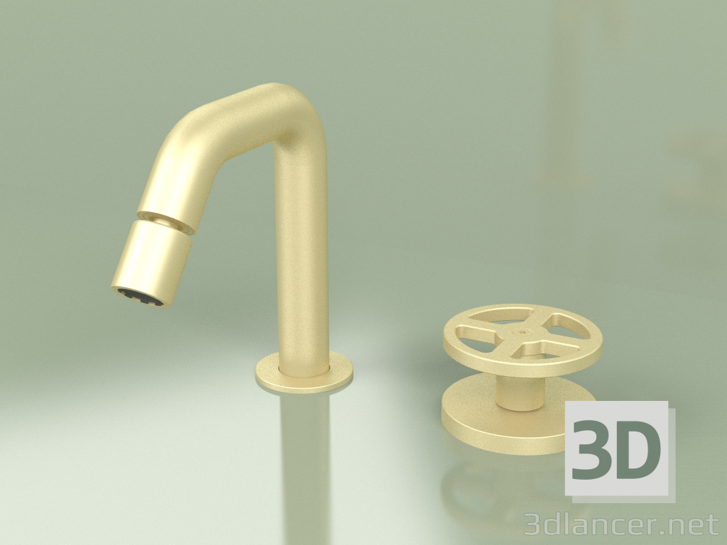 3d model Hydro-progressive bidet mixer with adjustable spout (20 37, OC) - preview