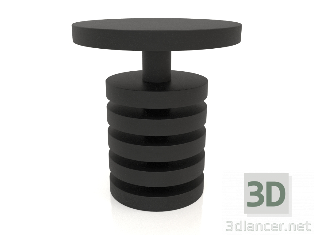 3d model Coffee table JT 04 (D=500x550, wood black) - preview