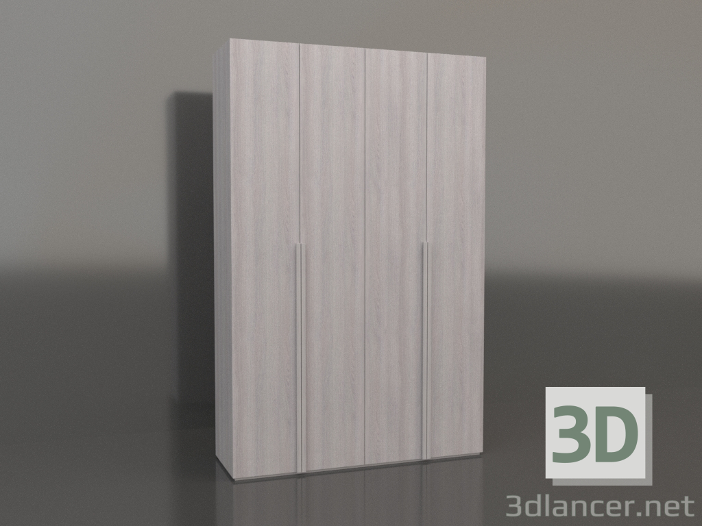 3d модель Шафа MW 02 wood (1800х600х2800, wood pale) – превью