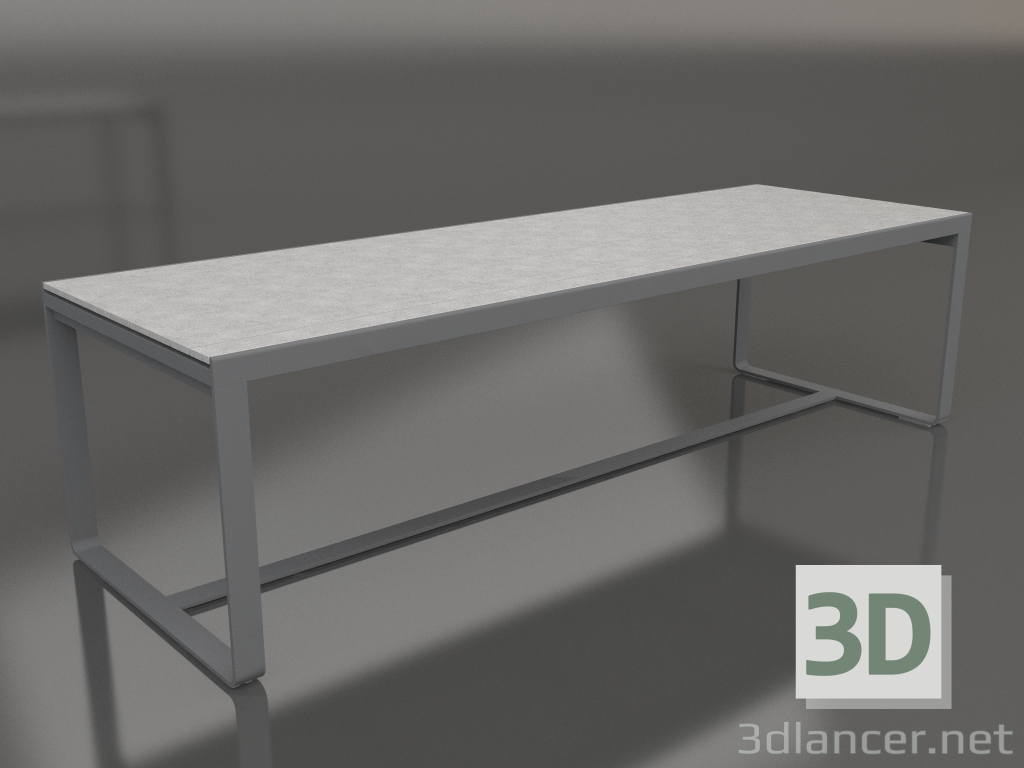 modèle 3D Table à manger 270 (DEKTON Kreta, Anthracite) - preview