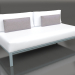 3d model Sofa module, section 4 (Blue gray) - preview