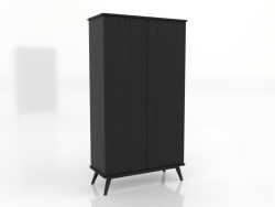 Cabinet 4 1000x450x1800 mm (black RAL 9005)
