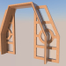 Modelo 3d Porta - preview