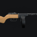 3d model Submachine gun Shpagin (PPSh-41) - preview