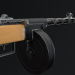 3d model Subfusil Shpagin (PPSh-41) - vista previa