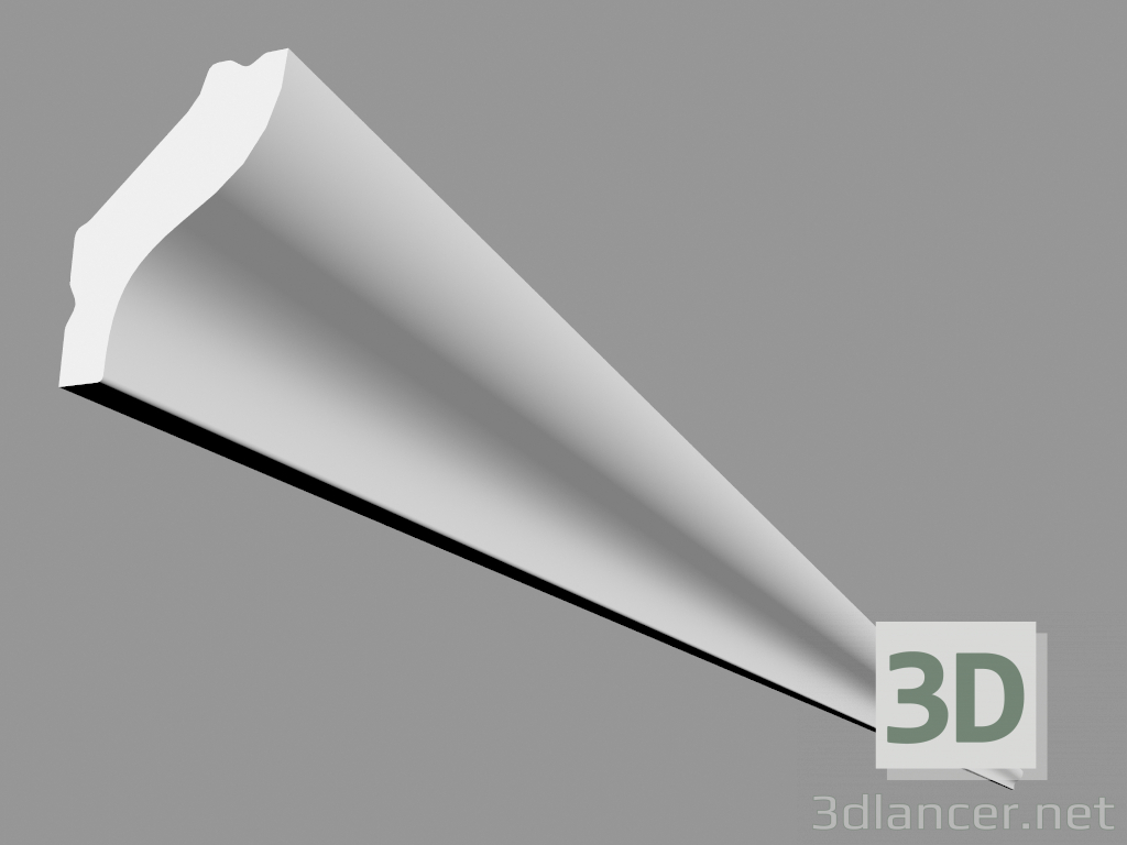 3d model Cornice CB500 (200 x 2.5 x 1.8 cm) - vista previa