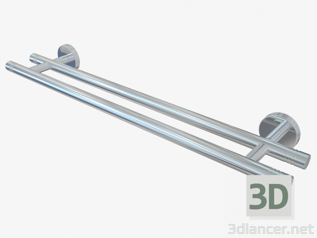 Modelo 3d Titular de toalhas CANYON duplo (L 500) - preview