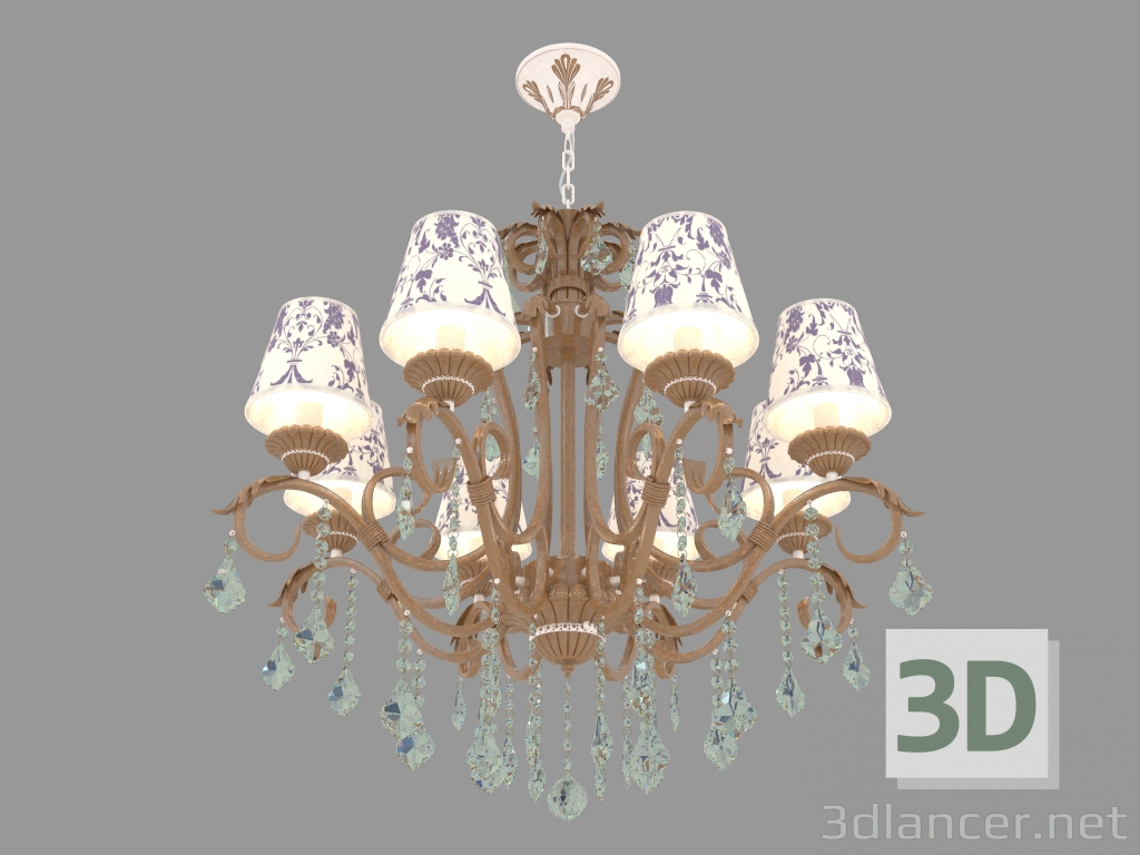 Modelo 3d Candelabro VELVET (ARM219-08-G) - preview