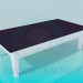 modèle 3D Table rectangulaire - preview